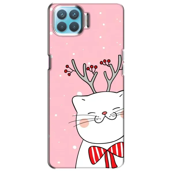 Чохол з принтом «Зимовий кіт» для OPPO F17 Pro Чохол з принтом «Зимовий кіт» для OPPO F17 Pro