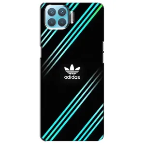 Чехлы Адидас для Oppo F17 (AlphaPrint) (Адидас с полосами)