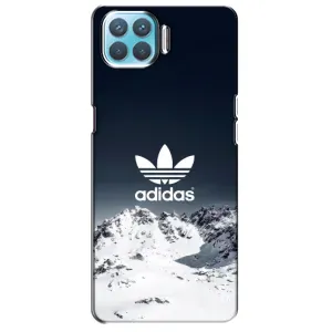 Чехлы Адидас для Oppo F17 (AlphaPrint) (Адидас в горах)