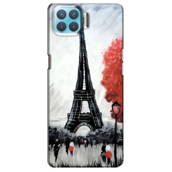 Чехол с принтом «Башня в Париже» для OPPO F17