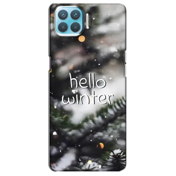 Чехол с принтом «Hello winter» для OPPO F17