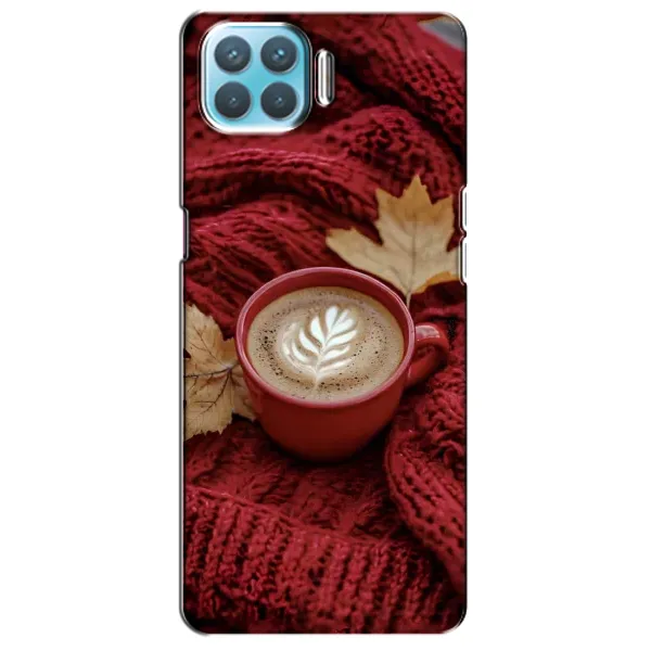 Чохол з принтом «Кава на ковдрі» для OPPO F17