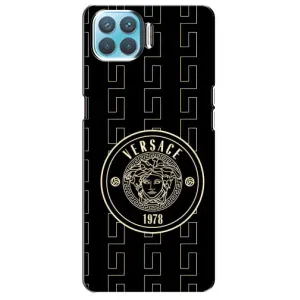 Чехлы VERSACE для Оппо Ф17 (PREMIUMPrint) (Лого Версаче)