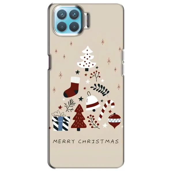 Чохол з принтом «Merry Christmas» для OPPO F17