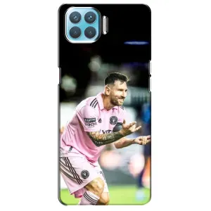 Чехлы для Оппо Ф17 - Лео Месси Маями (Месси паук)