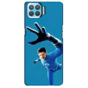 Чехол с принтом Фантастическая четверка для Oppo F17 (Мистер Фантастик супергерой)