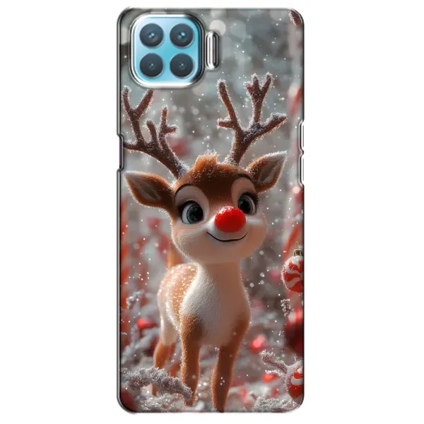 Чохол з принтом «Олень з носом» для OPPO F17