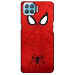 Чехол с человеком пауком для Oppo F17 - (AlphaPrint) (Паук (Марвел))