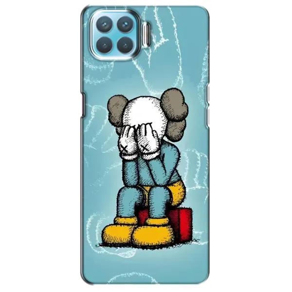 Чехол с принтом «Плач Bearbrick» для OPPO F17