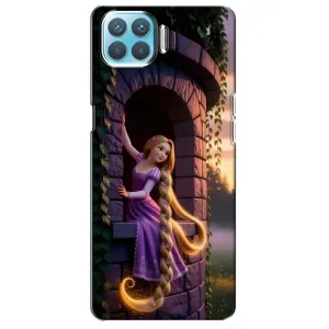 Чехол Рапунцель для Oppo F17 (Рапунцель на башне)
