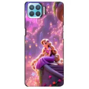 Чехол Рапунцель для Oppo F17 (Рапунцель в замке)