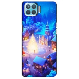 Чохол з принтом «Різдвяне місто» для OPPO F17