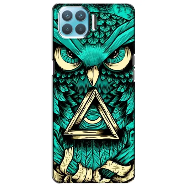 Чохол з принтом «Сова з оком» для OPPO F17