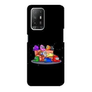 Чехол Амонг Ас для Oppo F19 Pro Plus 5G (AlphaPrint) (Амонг-ас)