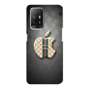 Чехлы ГУЧЧИ для Оппо Ф19 Про Плюс (AlphaPrint) (Apple gucci)