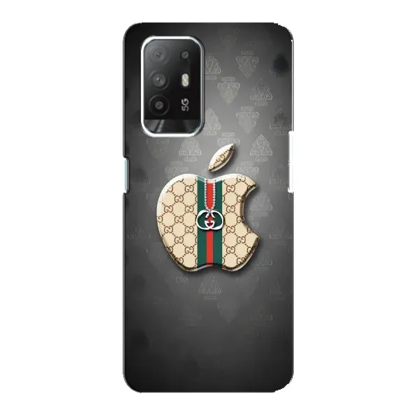 Чехол с принтом «Apple gucci» для OPPO F19 Pro Plus 5G Чехол с принтом «Apple gucci» для OPPO F19 Pro Plus 5G