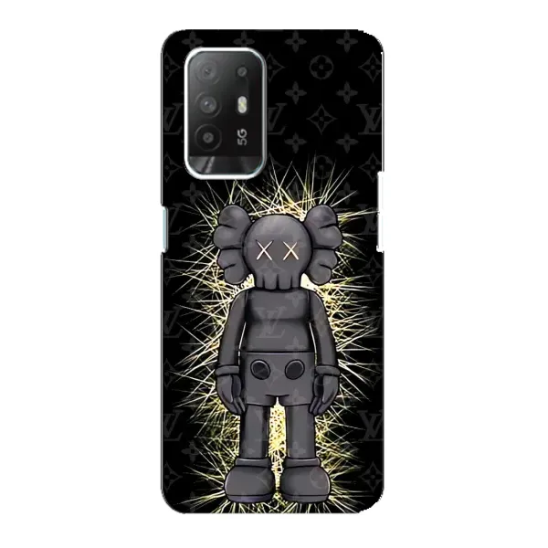 Чехол с принтом «Bearbrick LV» для OPPO F19 Pro Plus 5G
