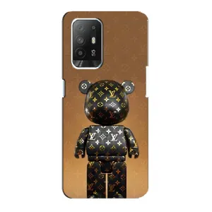 Чехлы для Oppo F19 Pro Plus 5G - Bearbrick Louis Vuitton (PREMIUMPrint)