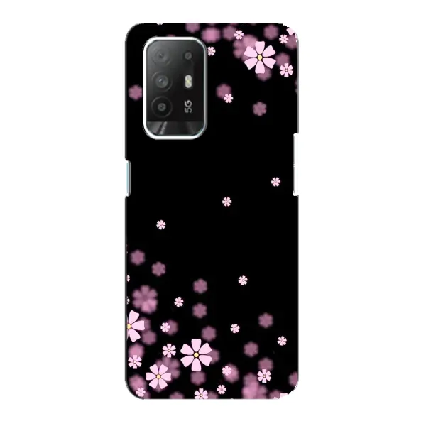 Чехол с принтом «Цветочки маленькие» для OPPO F19 Pro Plus 5G Чехол с принтом «Цветочки маленькие» для OPPO F19 Pro Plus 5G