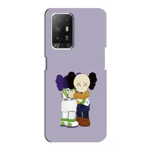 Чехлы для Oppo F19 Pro Plus 5G - Bearbrick Louis Vuitton (PREMIUMPrint) (Дружба Беарбрик)