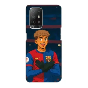 Чехол с футболистом Ламин Ямаль Oppo F19 Pro Plus 5G (Футболист Ямаль)