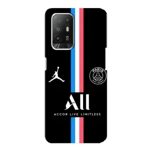Чохли PSG для Oppo F19 Pro Plus 5G (AlphaPrint) (футболка ПСЖ)