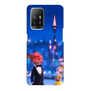 Чехол с принтом «Романтический вечер Зверополис» для OPPO F19 Pro Plus 5G