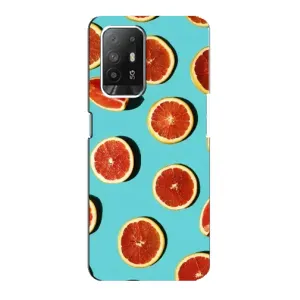 Чехлы с Фруктами для Oppo F19 Pro Plus 5G (VPrint) (Грейпфрут)