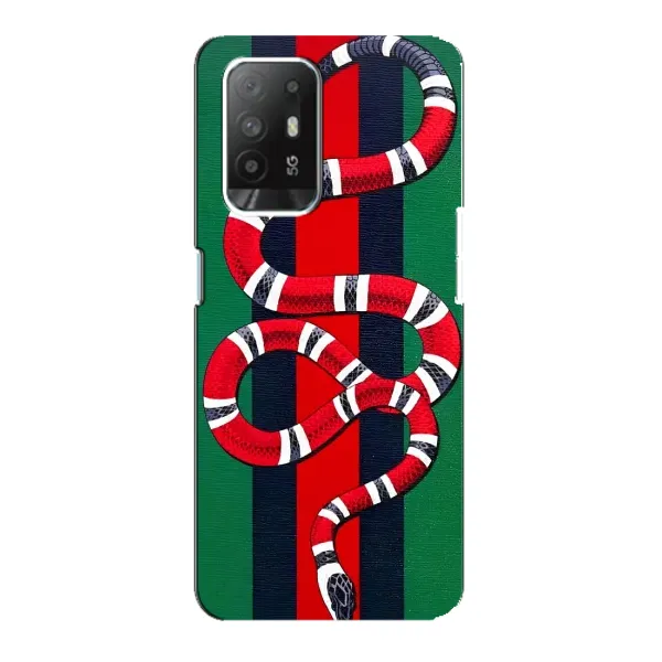 Чехол с принтом «Gucci змия» для OPPO F19 Pro Plus 5G Чехол с принтом «Gucci змия» для OPPO F19 Pro Plus 5G