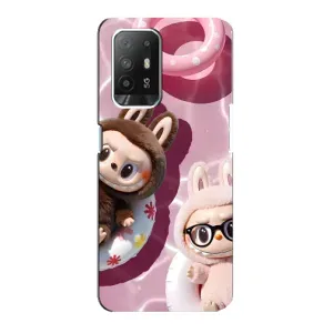 Чехол с Лабубу на Oppo F19 Pro Plus 5G (Игрушка Лабубу)