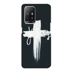 Чехол для Oppo F19 Pro Plus 5G (AlphaPrint) - (Христианские) (Иисус)