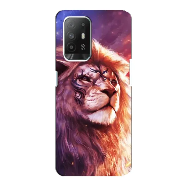 Чехол с принтом «Красочный Лев» для OPPO F19 Pro Plus 5G