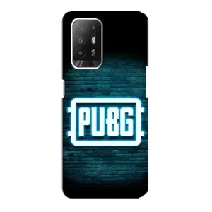 Чехол PUBG для Оппо Ф19 Про Плюс (AlphaPrint) (Лого PUBG)