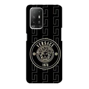 Чехлы VERSACE для Оппо Ф19 Про Плюс (PREMIUMPrint) (Лого Версаче)