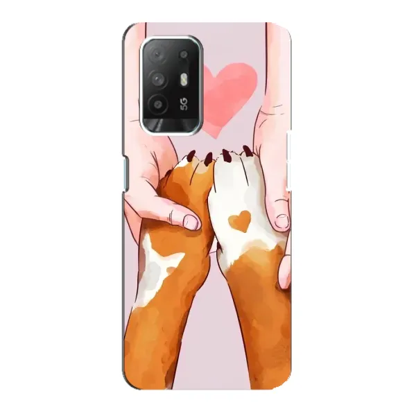 Чехол с принтом «Любовь к собакам» для OPPO F19 Pro Plus 5G Чехол с принтом «Любовь к собакам» для OPPO F19 Pro Plus 5G