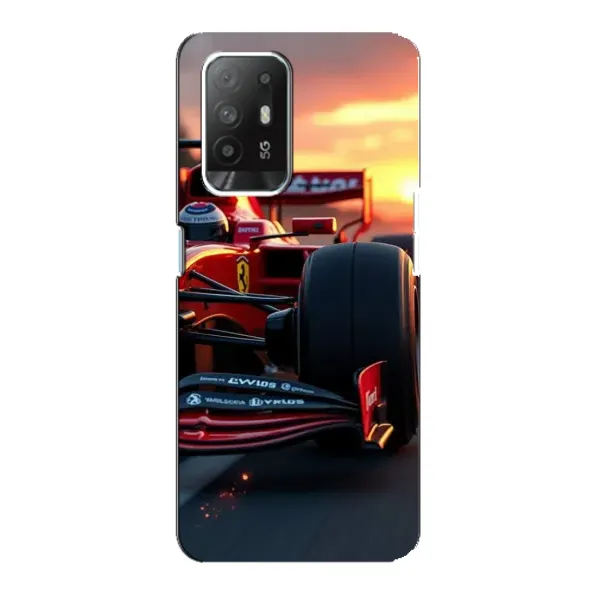 Чехол с принтом «Макларен на закате» для OPPO F19 Pro Plus 5G