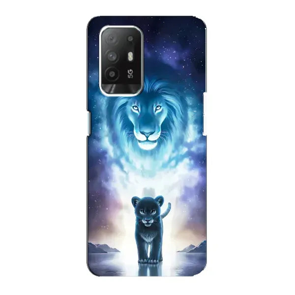 Чехол с принтом «Маленький лев» для OPPO F19 Pro Plus 5G