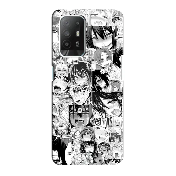 Чехол с принтом «Ahegao manga» для OPPO F19 Pro Plus 5G