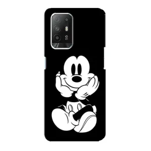 Чехол с принтом «Микки на черном» для OPPO F19 Pro Plus 5G