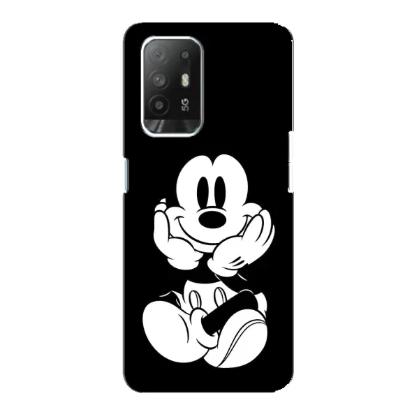 Чехол с принтом «Микки на черном» для OPPO F19 Pro Plus 5G