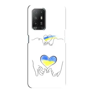 Чехол для Патриота Украины Oppo F19 Pro Plus 5G - (AlphaPrint) (Мир Украине)