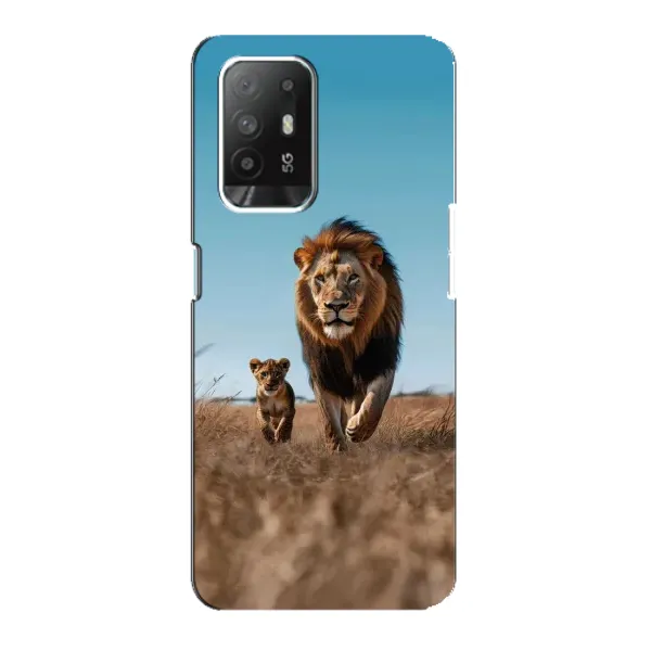 Чехол с принтом «Мусафа и Симба» для OPPO F19 Pro Plus 5G