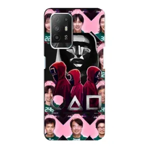 Чехол с принтом «Участники Игра кальмара» для OPPO F19 Pro Plus 5G