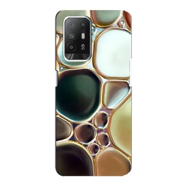 Чохол з принтом «Радужний Мрамор» для OPPO F19 Pro Plus 5G