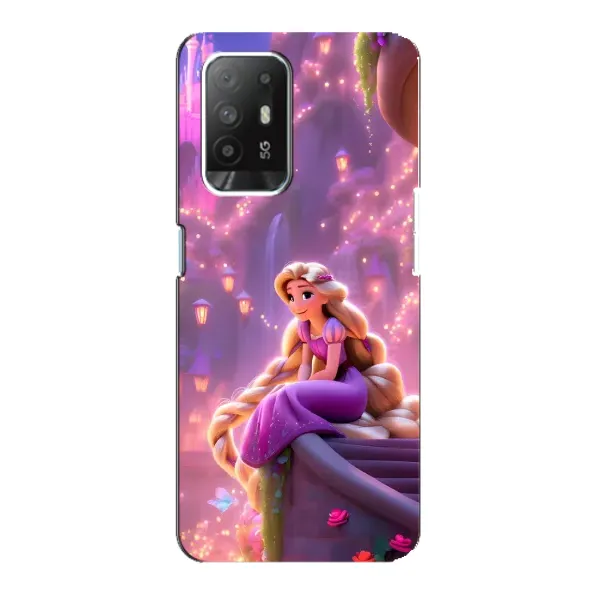 Чехол с принтом «Рапунцель в замке» для OPPO F19 Pro Plus 5G