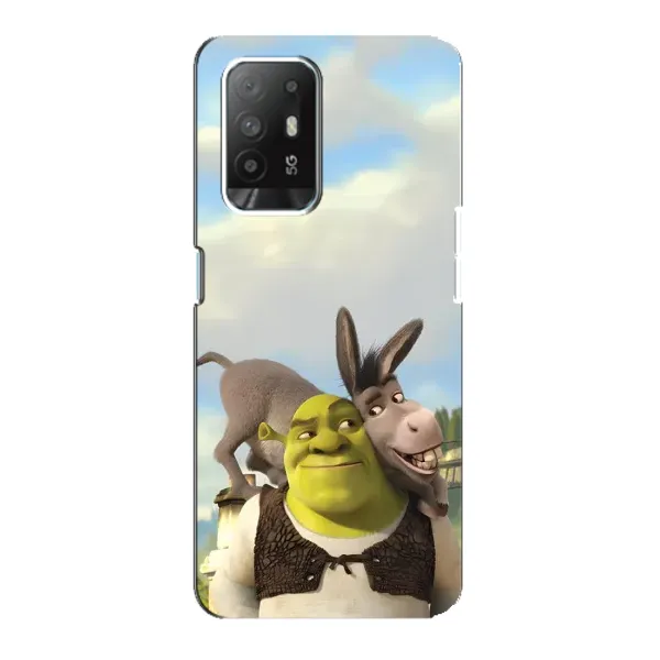Чохол з принтом «Шрек та Осел» для OPPO F19 Pro Plus 5G