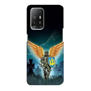 Чехлы с картинкой ЗСУ для Oppo F19 Pro Plus 5G (AlphaPrint) (Солдат ЗСУ)