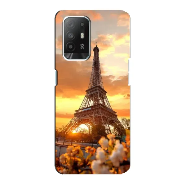 Чехол с принтом «Солнечная башня» для OPPO F19 Pro Plus 5G