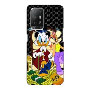 Чехлы для Oppo F19 Pro Plus 5G - Скрудж МакДак Louis Vuitton (PREMIUMPrint) (Стильная Утка)