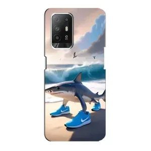 Чохол з мемом Тралалело тралала на Oppo F19 Pro Plus 5G